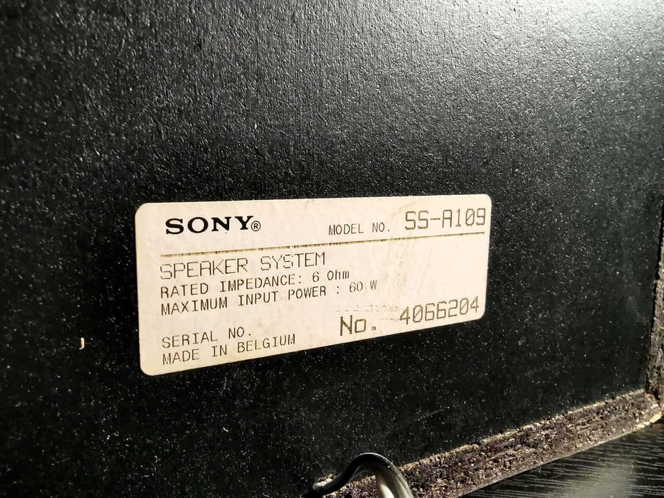 Colunas Sony SS-A109