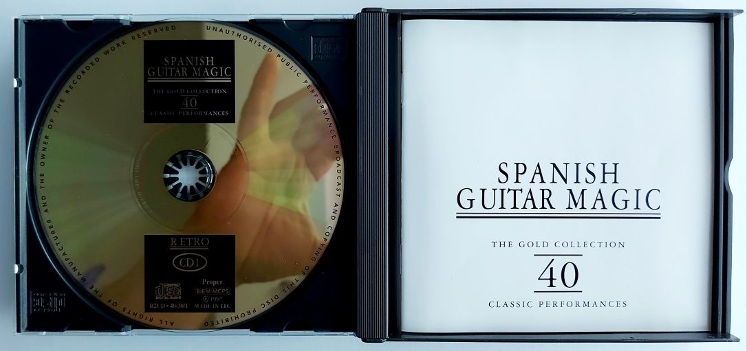 Spanish Guitar Magic 2CD 1997r Andres Segovia Paco De Lucia