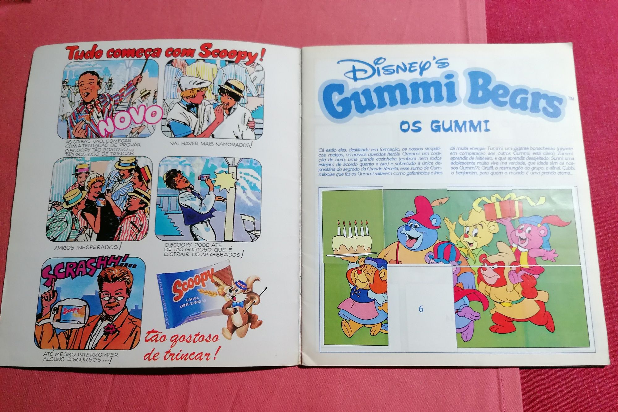 Caderneta "Gummi Bears"