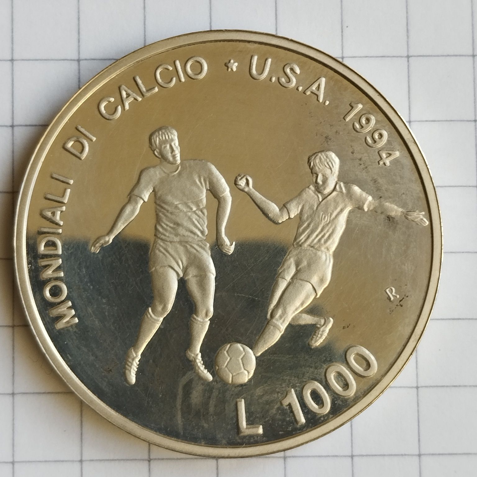Срібна монета Сан-Маріно