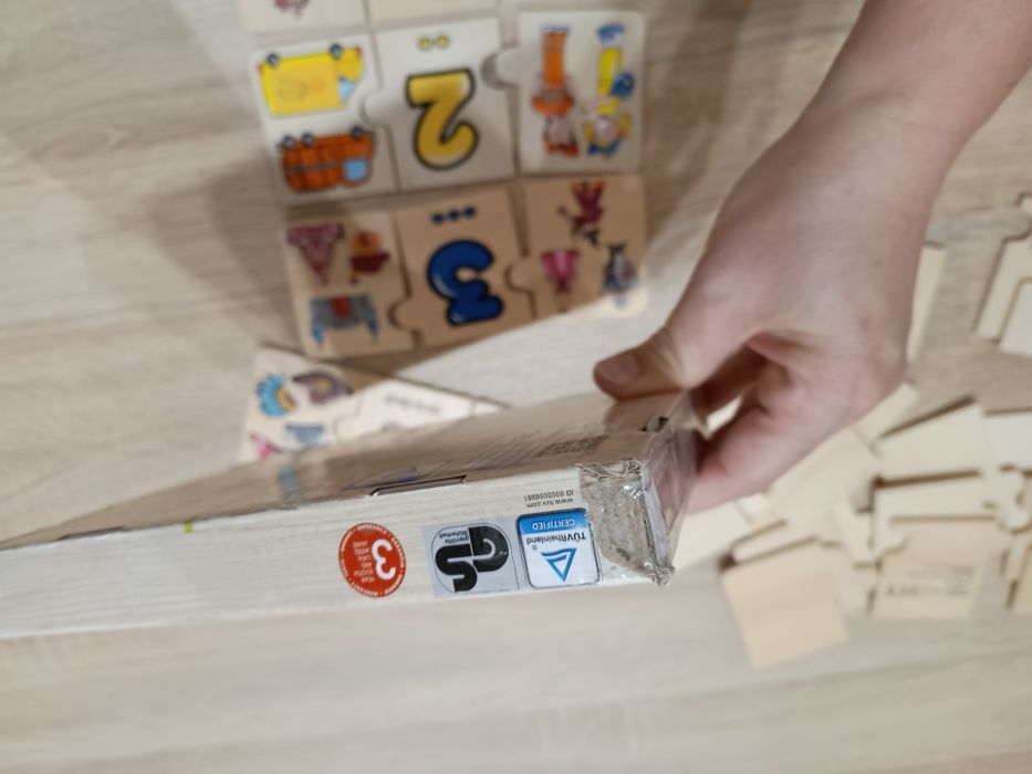 Playtive Junior Number Puzzle 30 sztuk zestaw