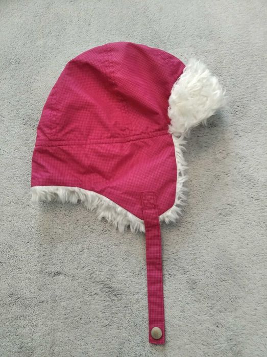 Czapka zimowa uszanka, uszatka H&M roz 86 na 12 - 18 mies.
