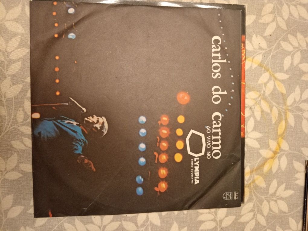 Vinil LP Carlos do Carmo ao vivo no Olímpio