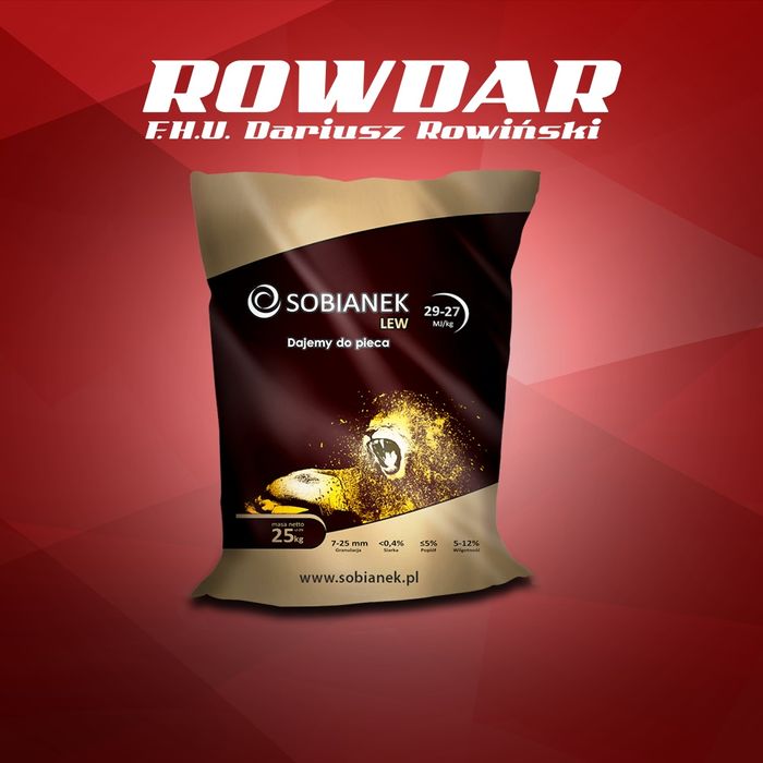 PROMOCJA Ekogroszek LEW PLUS Premium Sobianek Pellet Bartex Gold