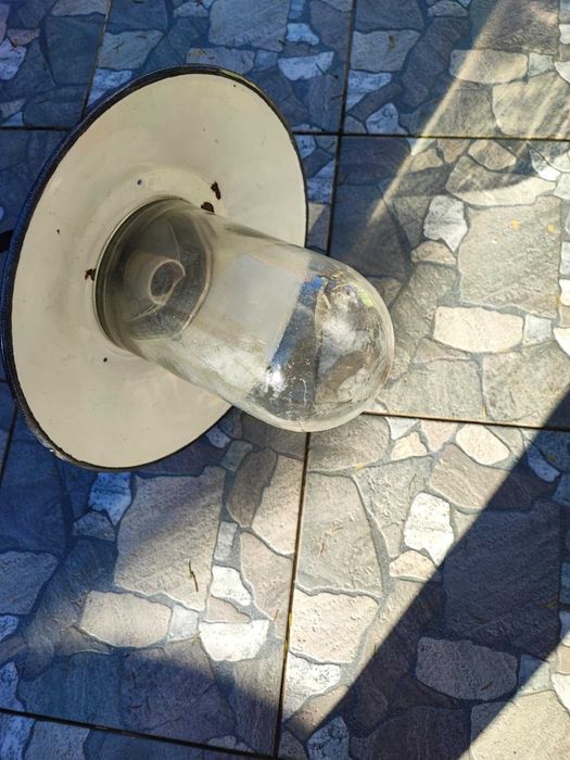 Przedwojenny kinkiet,lampa przed dom,art deco