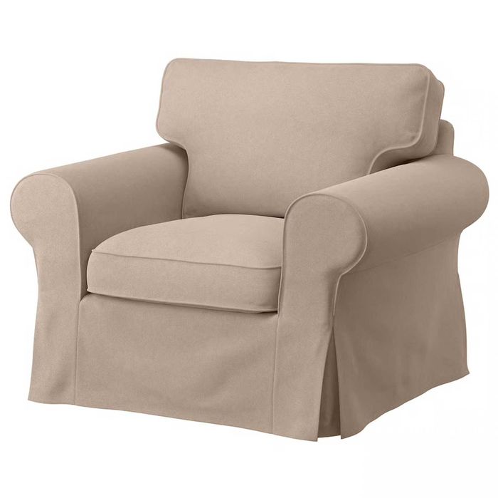 EKTORP Pokrycie fotela, Tallmyra beżowy 705.170.52