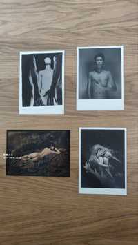 Pocztówki czarno-białe akty obrazki fotografie sztuka współczesna