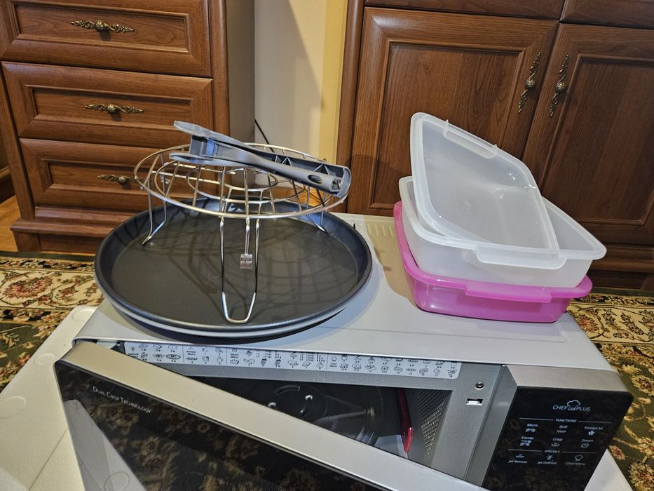 Whirlpool MCP 349 WH – mikrofalówka z grillem i Crisp | stan idealny