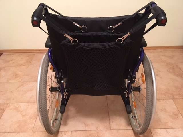 Wózek inwalidzki Vermeiren D200, lekki aluminiowy + siatka