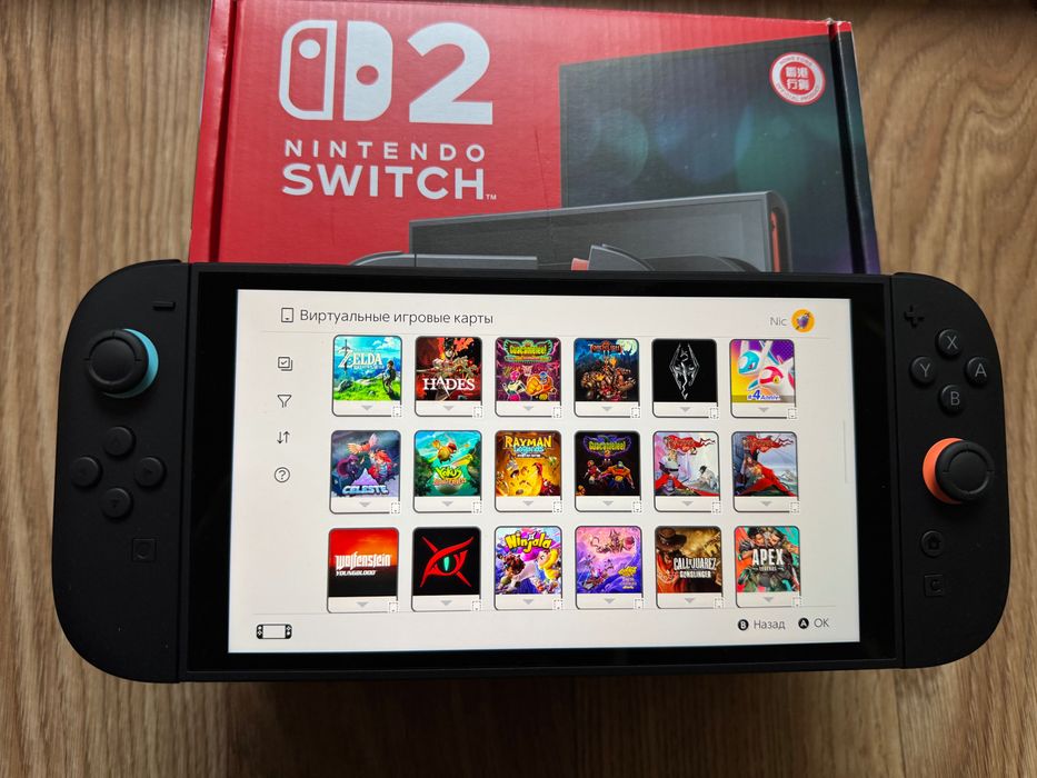 Nintendo switch 2, игры