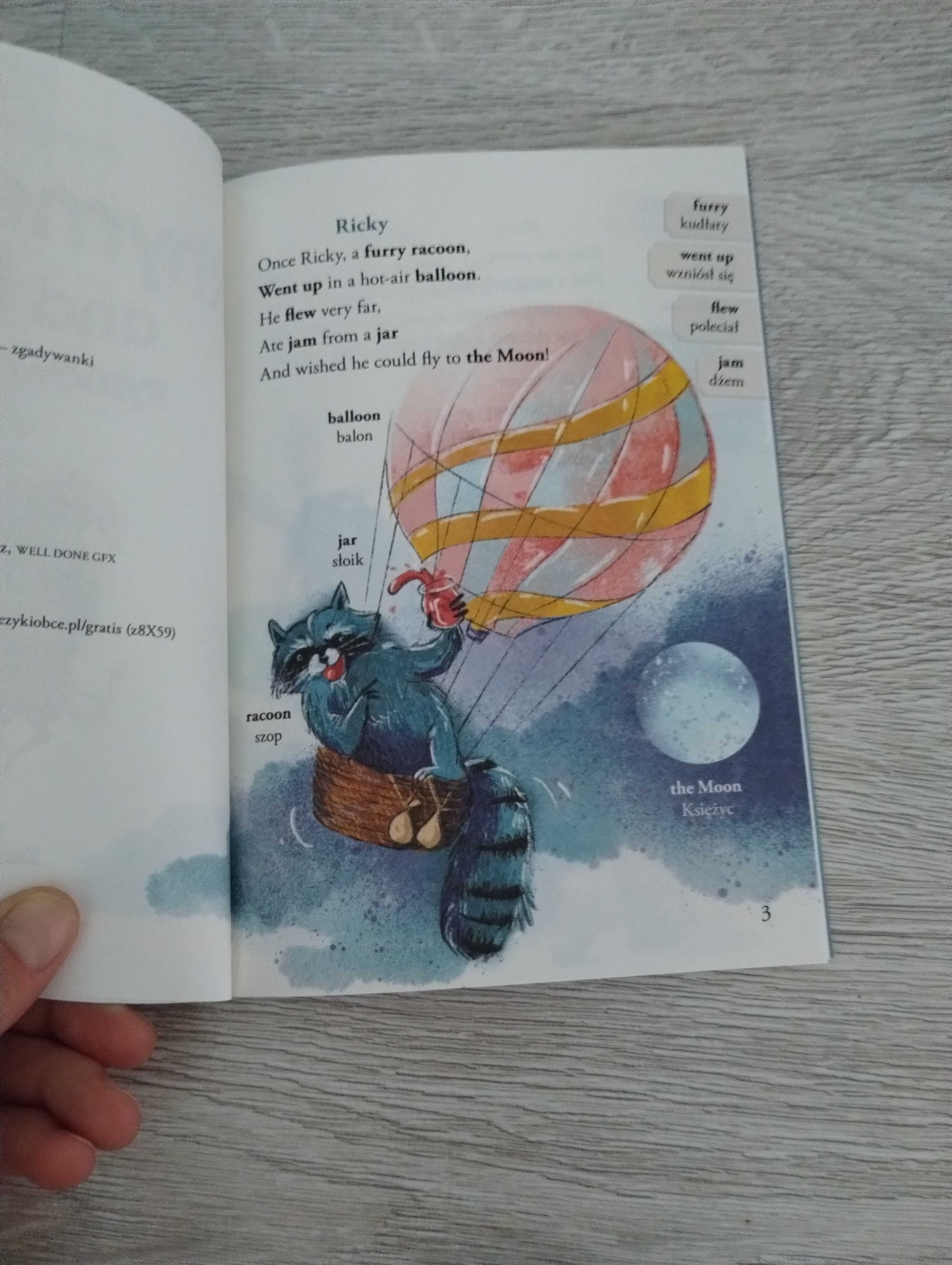 książka "Rhymes and Riddles. Rymowanki - zgadywanki " angielskie Nowa