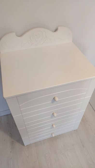 Zestaw mebli dziecięcych Meblik Bianco Fiori