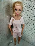 Ubranka dla lalki Barbie Zestaw nr 16 Komplet piżamka Barbi Ken lalek