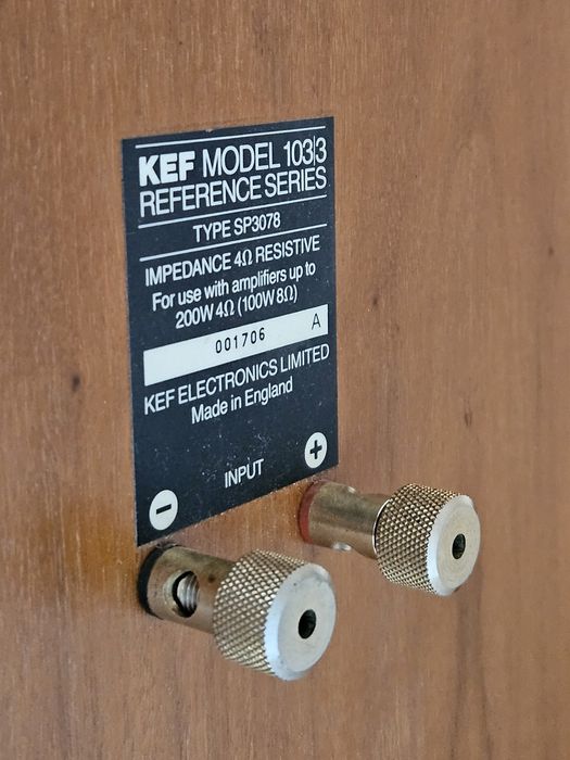 KEF Reference Series 103/3 + KUBE