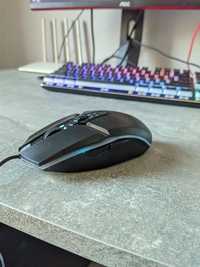 Myszka gamingowa przewodowa RGB 1600 DPI 6 przycisków USB
