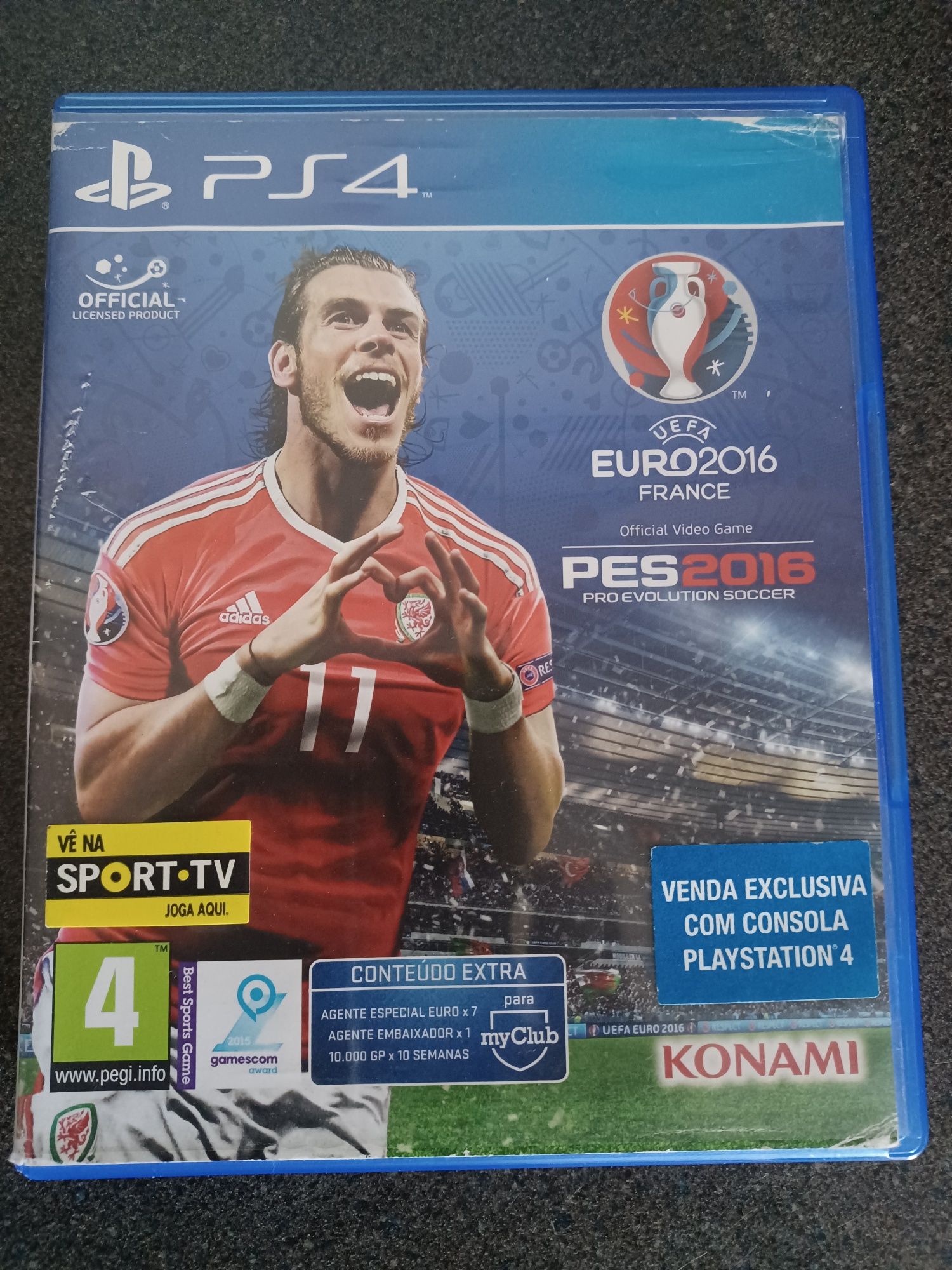 Jogo PES 2016 Especial Euro 2016 para PS4