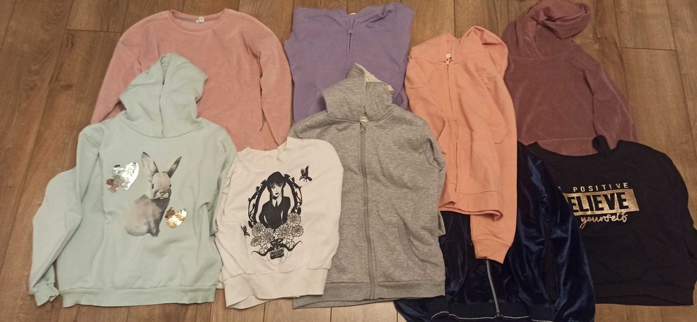 Rezerwacja do 18.11-Paczka ubranek rozm 140/146- sztuk 91