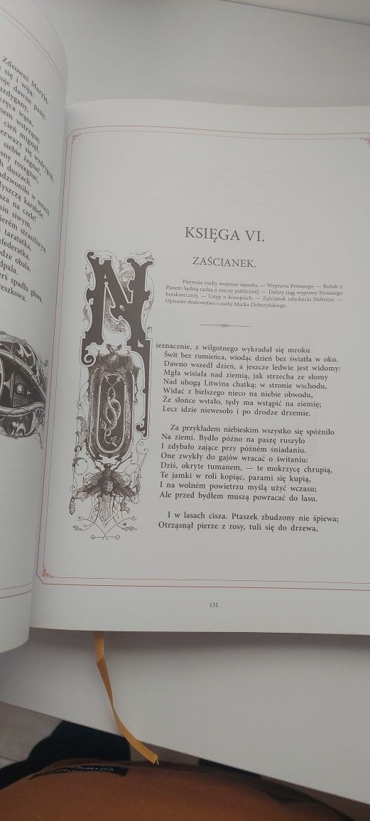 Pan Tadeusz wersja luksusową kolekcjonerska