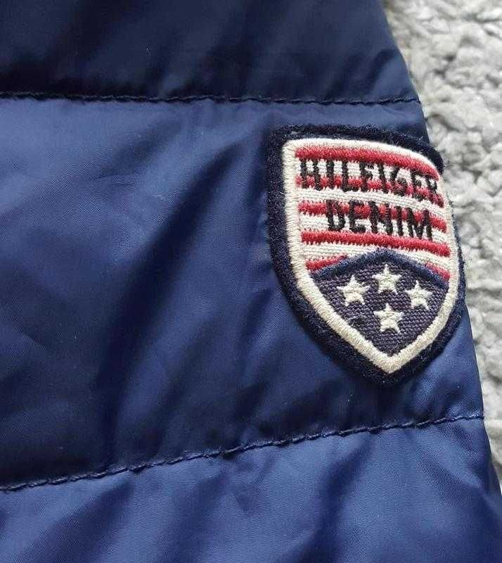 Оригинал.фирменный,теплый,классный куртка-пуховик tommy hilfiger