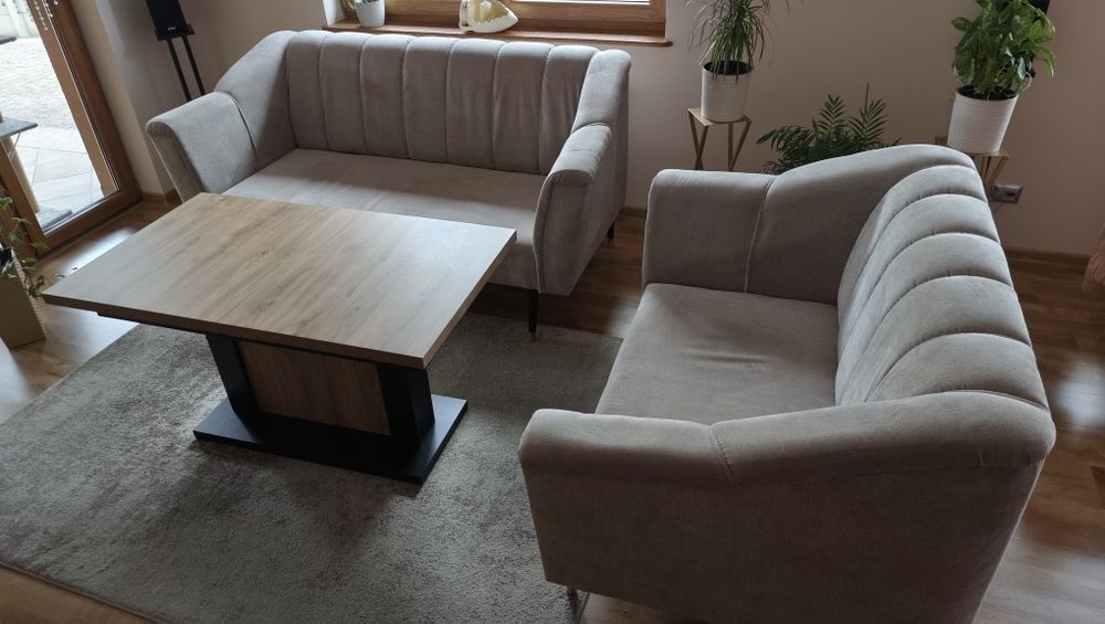 Kanapa kanapy sofa materiałowe