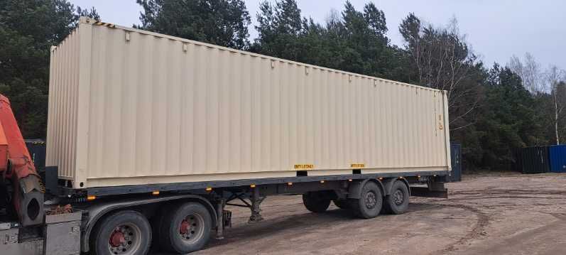 Kontener Białystok morski 12m, barak magazyn 40 HC ONE WAY trans  HDS