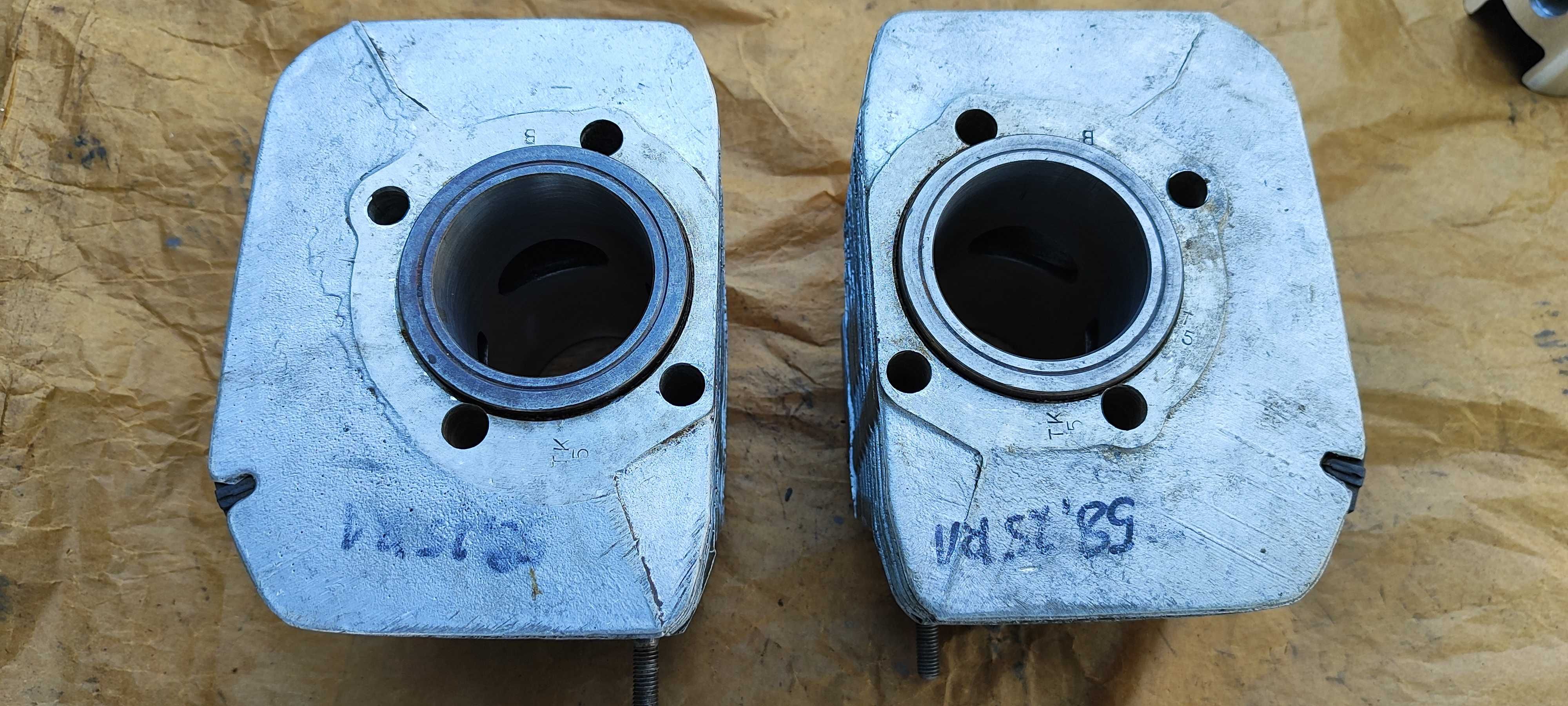Cylindry JAWA TS 350 Jak nowe po szlifie 12V cylinder prawy lewy PAL