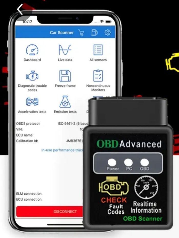 Scanner OBD II sem fio