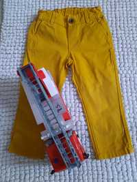 spodnie ze zwężaną nogawką dla chłopca-H&M- bawełniane