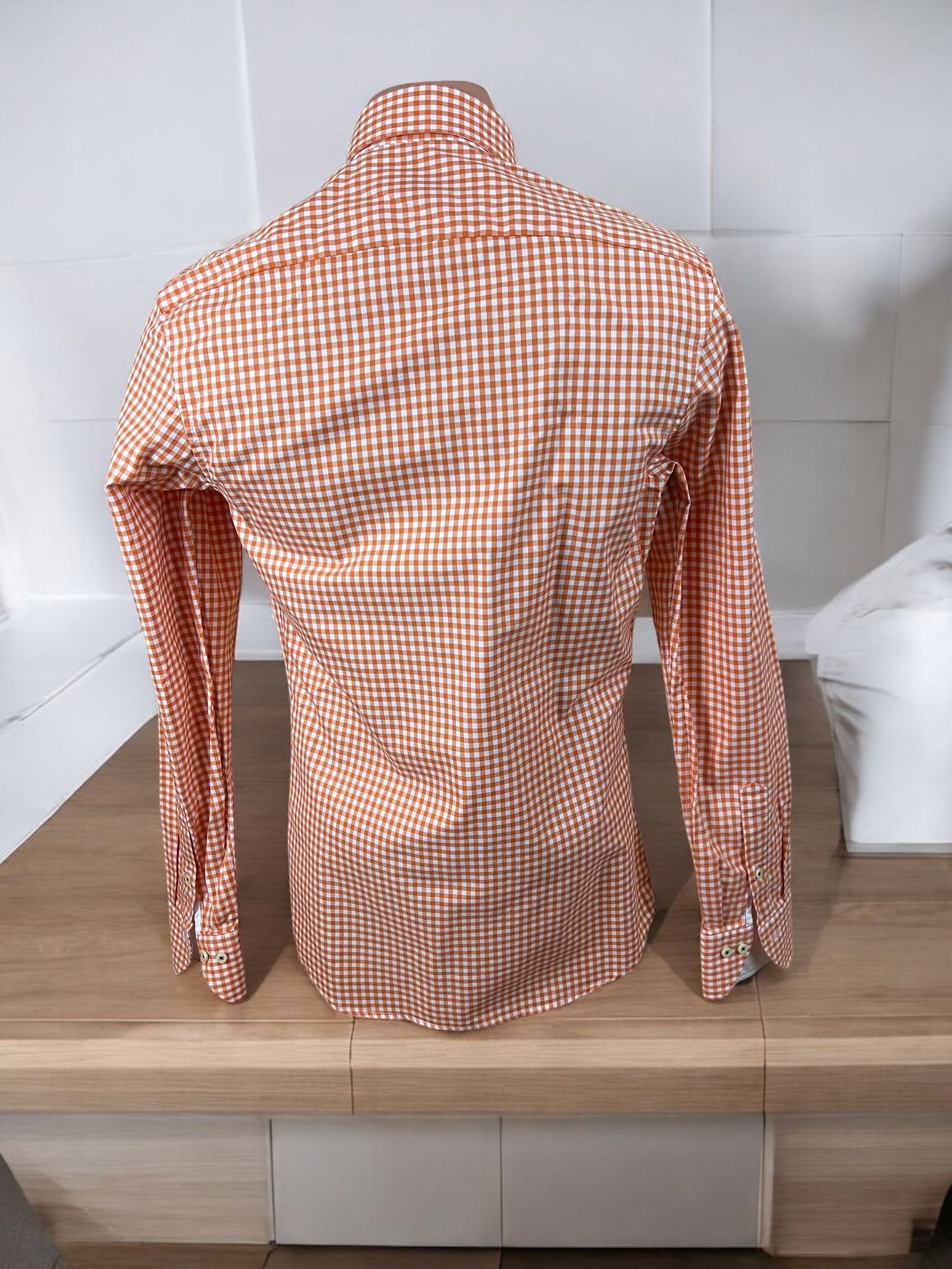 Stenstroms Twofold Super Cotton roz. S męska koszula w kratkę