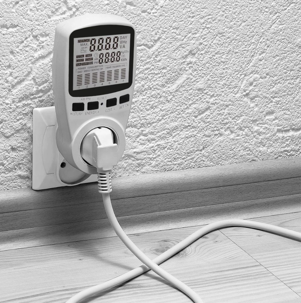 Watomierz Miernik Licznik Energii Elektrycznej z Wyświetlaczem LCD