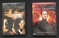 2xDVD O Código Da Vinci & Anjos e Demónios (Ed. PT) - portes incluídos