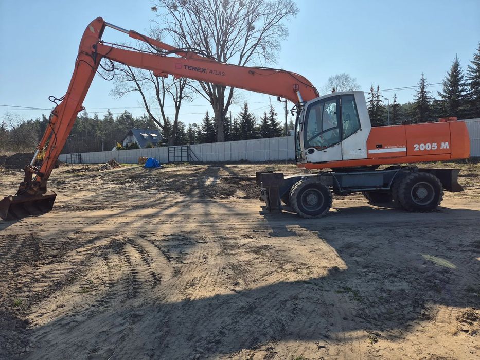 Terex Atlas Terex 2005  Koparka LONG Atlas Terex 2005 z długim ramieniem koparko ładowarka