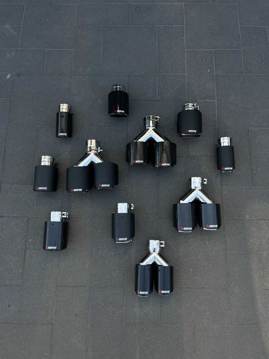 СЬОГОДНІ ВІДПРАВИМО‼️ Насадки на глушник акраповіч, накладки акрапович