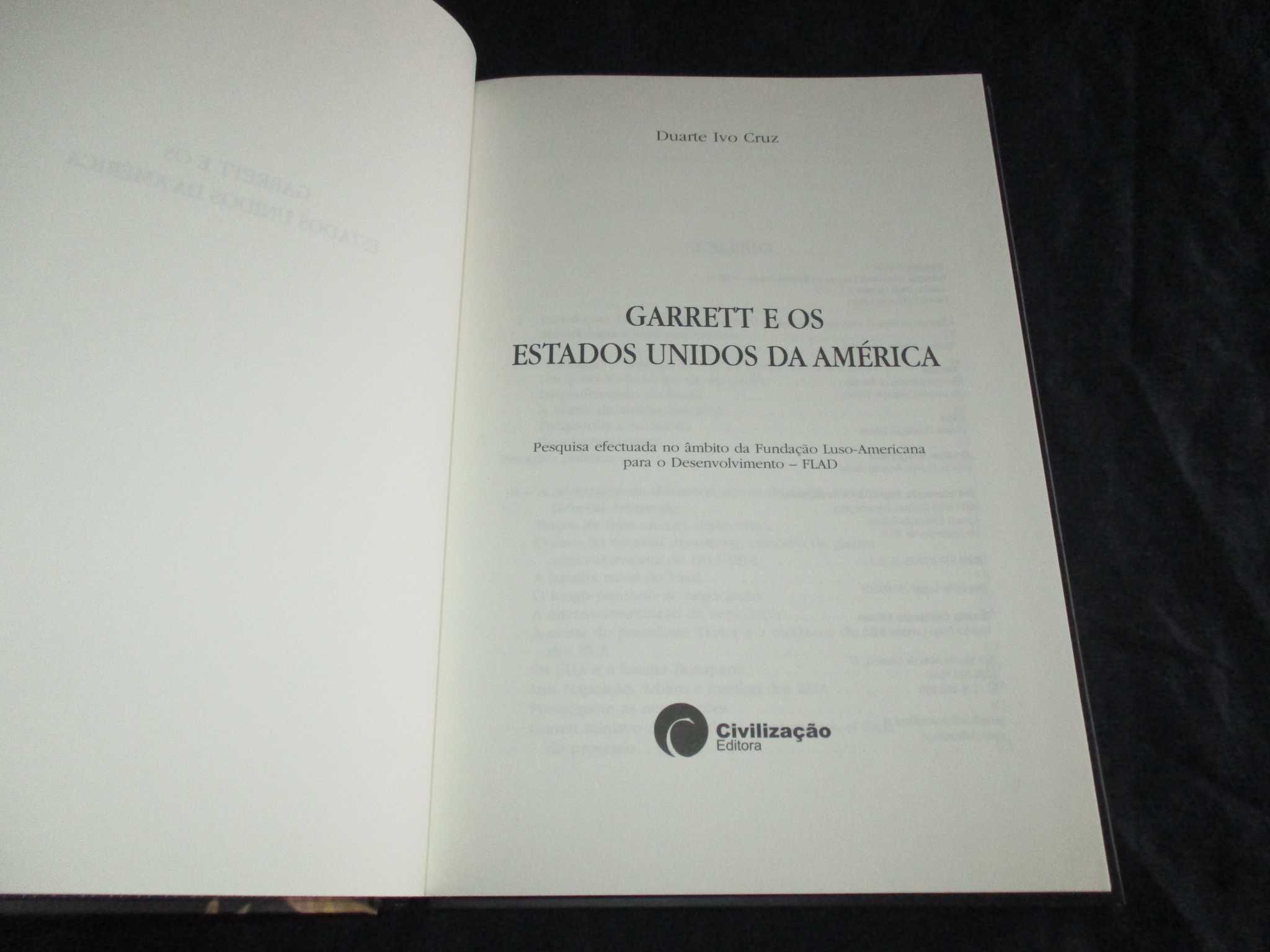 Livro Garrett e os Estados Unidos da América