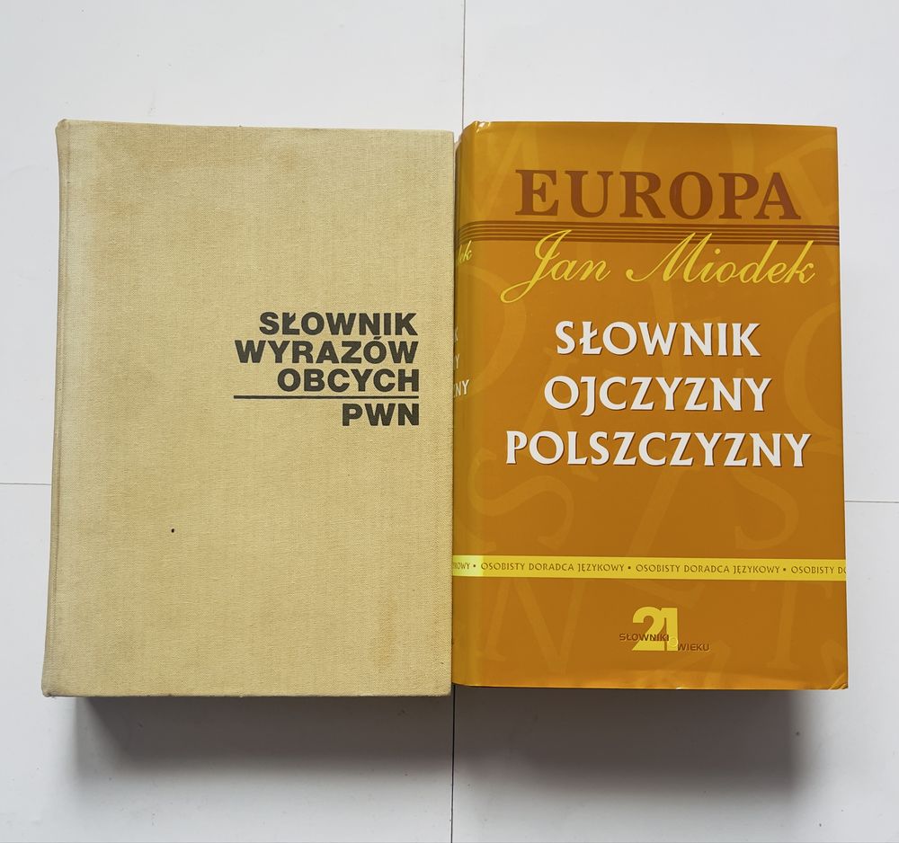 Zestaw 7 x słowniki Bralczyk Miodek synonimy polszczyzna zdania polski