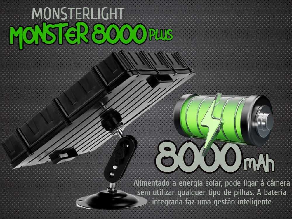 Painel solar Monster 8000 plus com bateria interna de 8000mAh