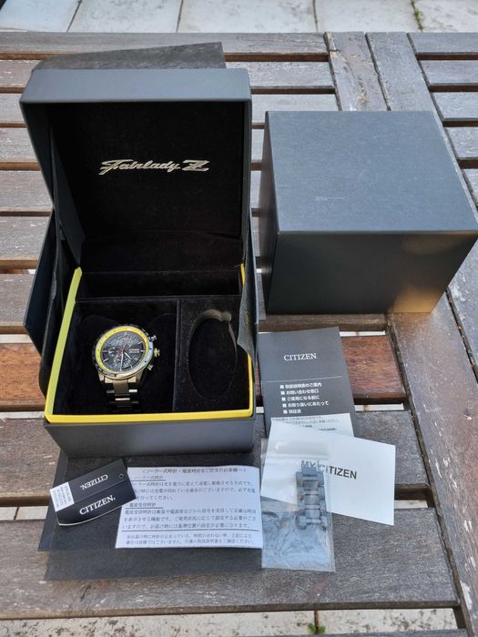 Citizen Attesa Nissan Fairlady Z Ikazuchi Yellow AT8185-89E