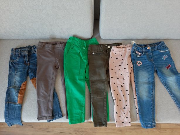 Spodnie jeansy dziewczęce