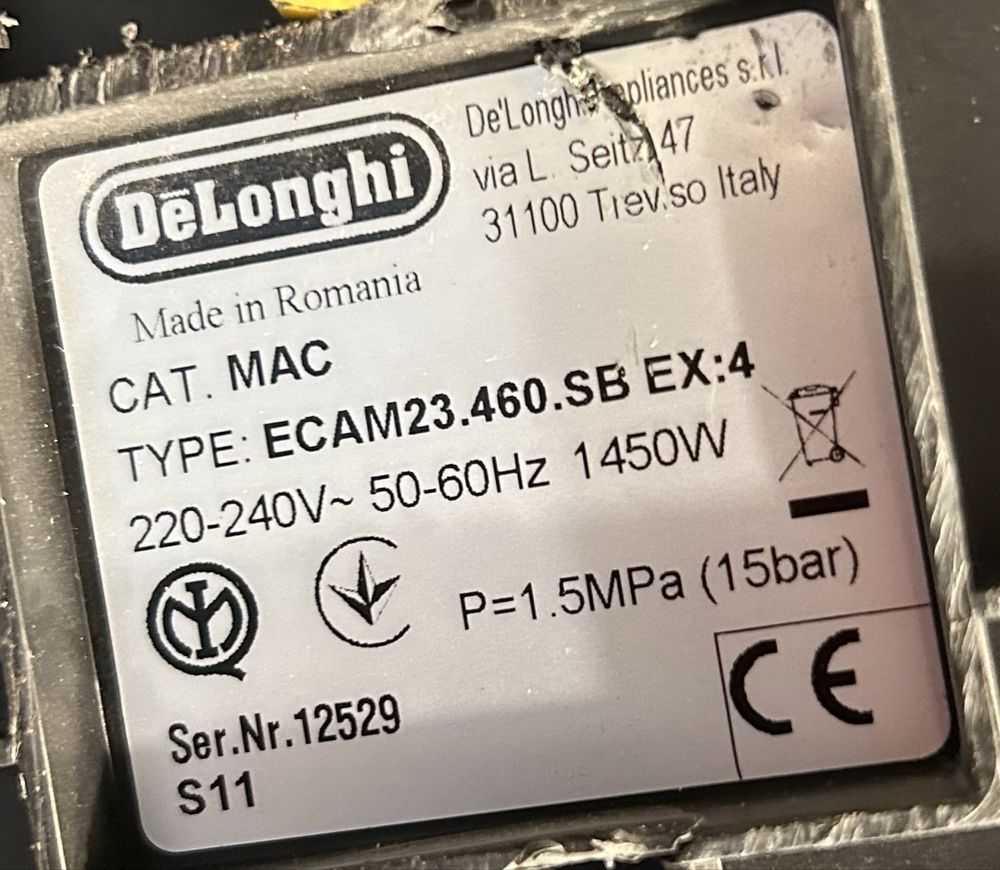 Elektrozawór ceme Delonghi cappuccino ecam 23.460