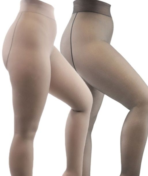 Ocieplane getry w środku futerko wyglądają jak rajtuzy wysmuklają r XS