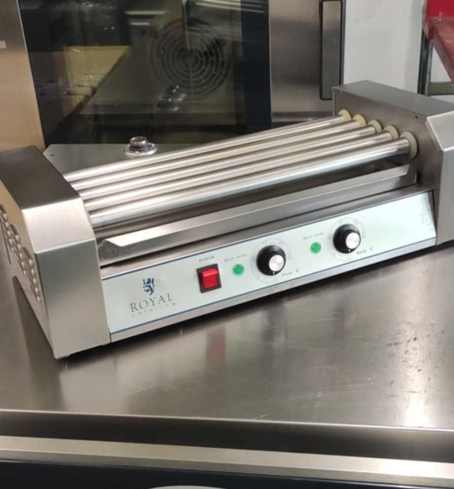 Grill rolkowy 5 rolek stal nierdzewna ROYAL CATERING RCHG-5E Hot Dog
