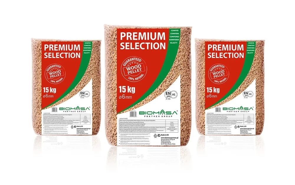 Pellet PREMIUM SELECTION certyfikat A1 , EN-plus .