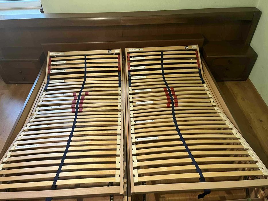 Komplet 2x Stelaż Ortopedyczny 100x200 – Regulowany Zagłówek i Nogi