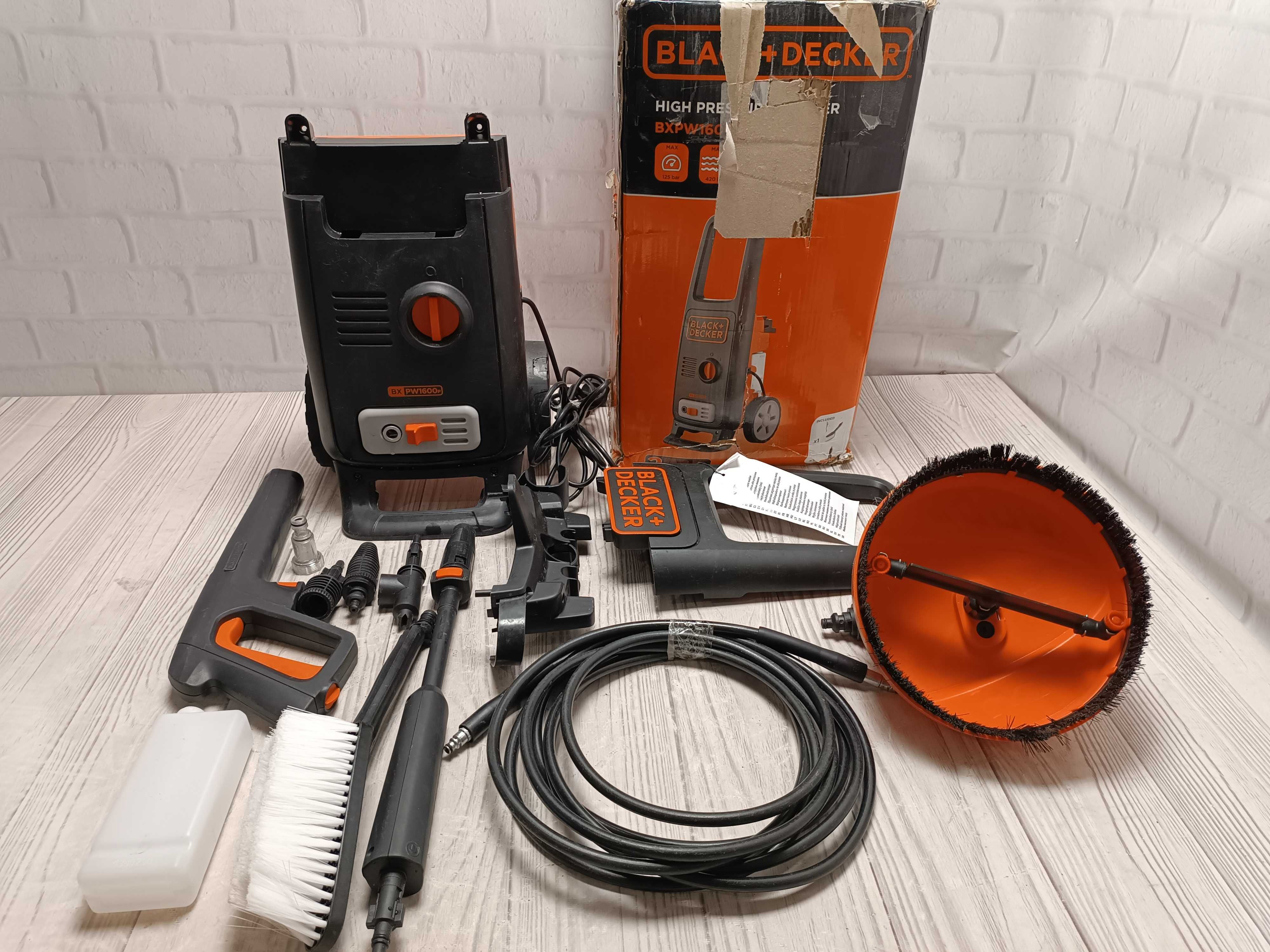 BLACK+DECKER BXPW1600PE мийка високого тиску 1600 Вт, 125 бар