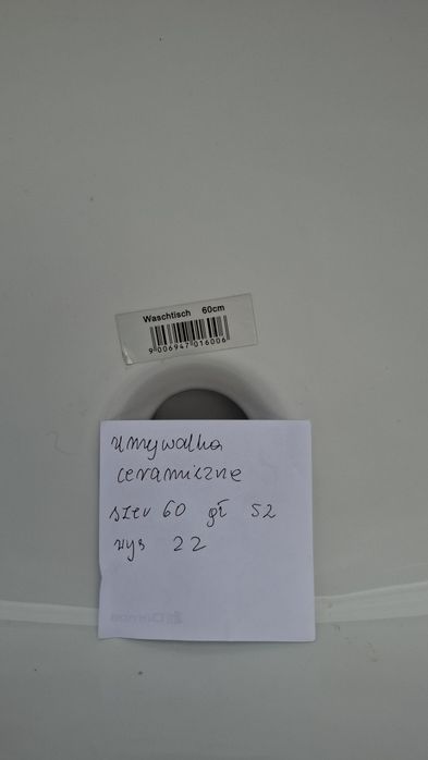 Umywalka ceramiczna