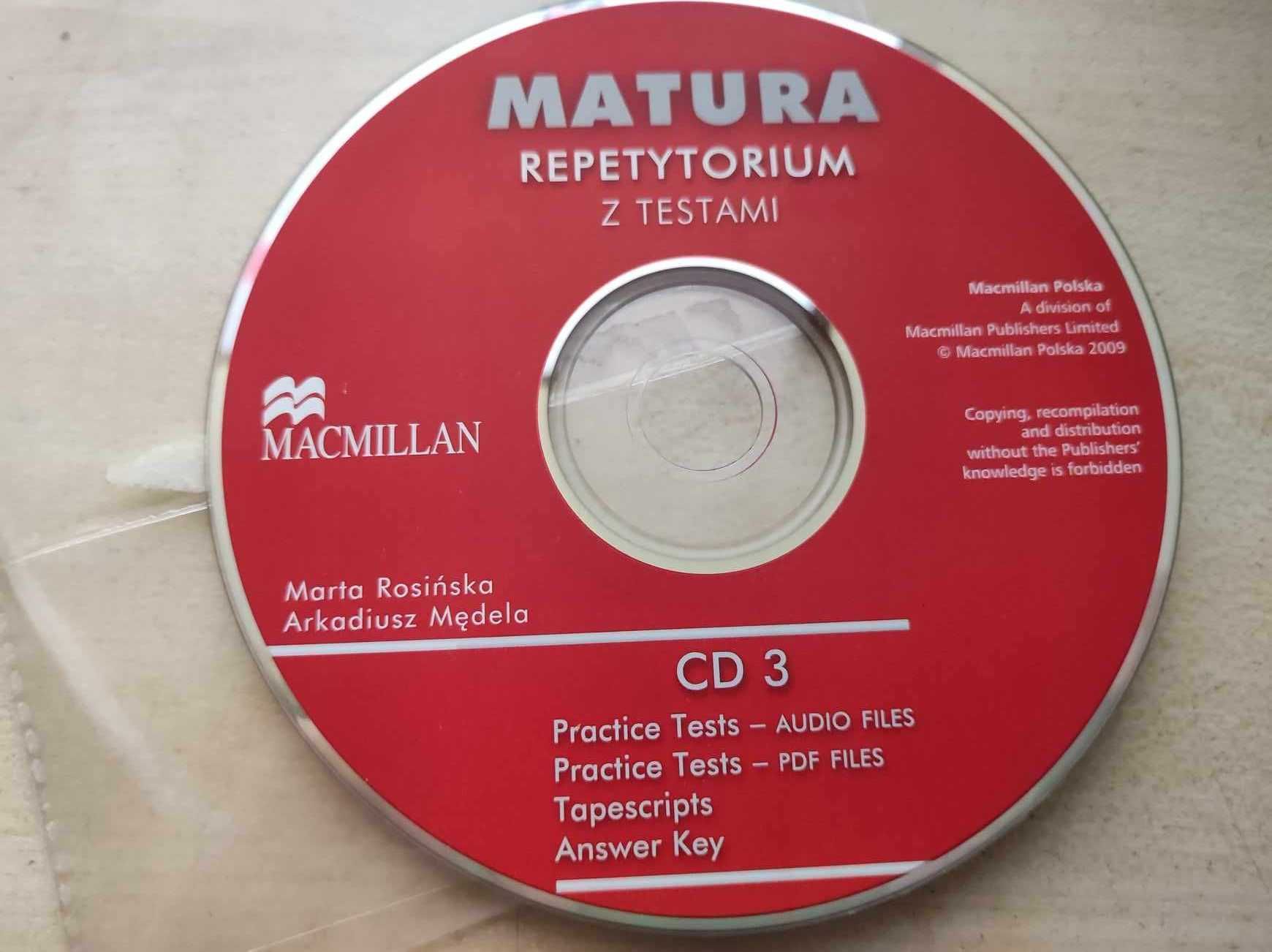 Repetytorium Powtórki Matura do Matury CD Marta Rosińska 3CD Angielski