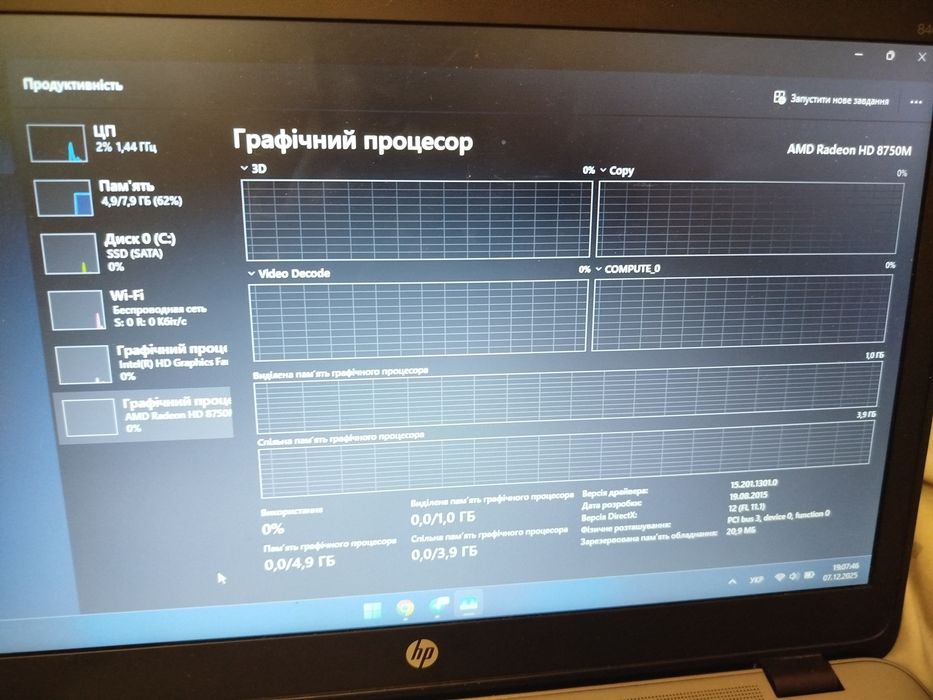 Ноутбук hp в хорошому стані