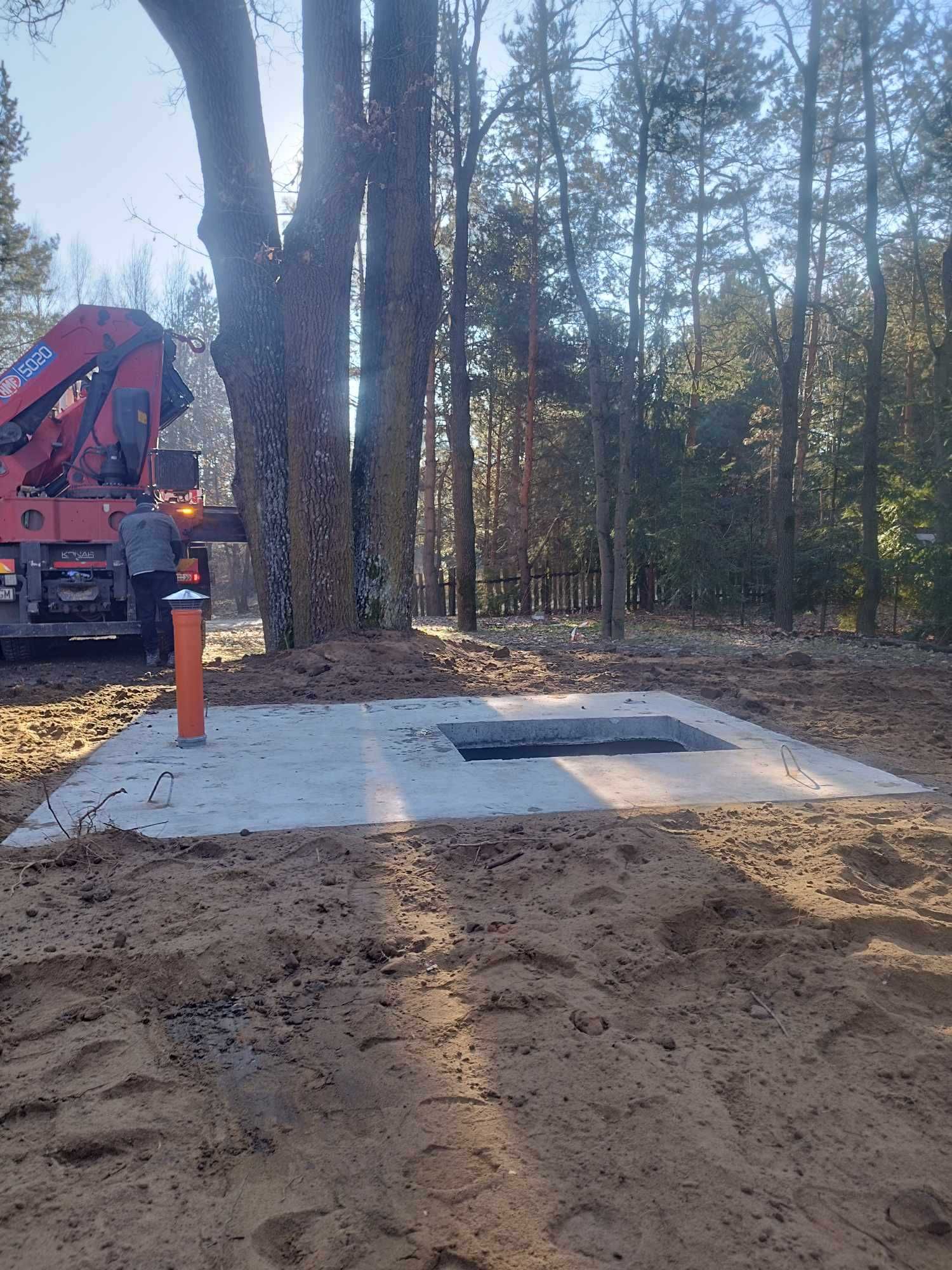 Betonowa piwniczka ogrodowa bunkier ziemianka spiżarka piwnica schron