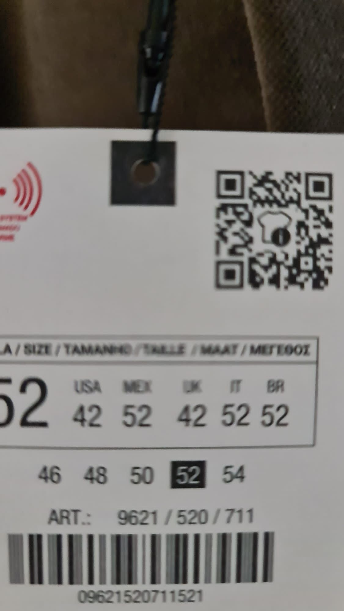 Marynarka welurowa Nowa rozm 52