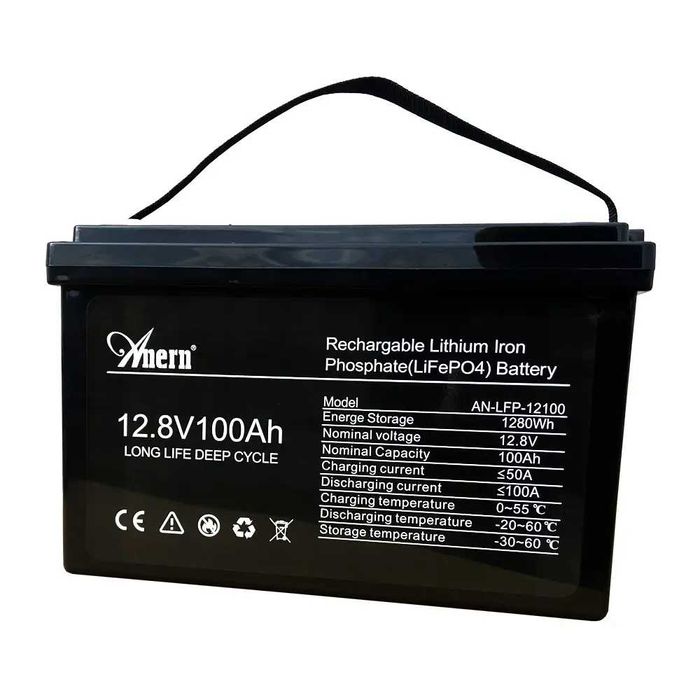 Аккумулятор ANERN LiFePO4 12V 100–200Ah лучшее решение при отключениях